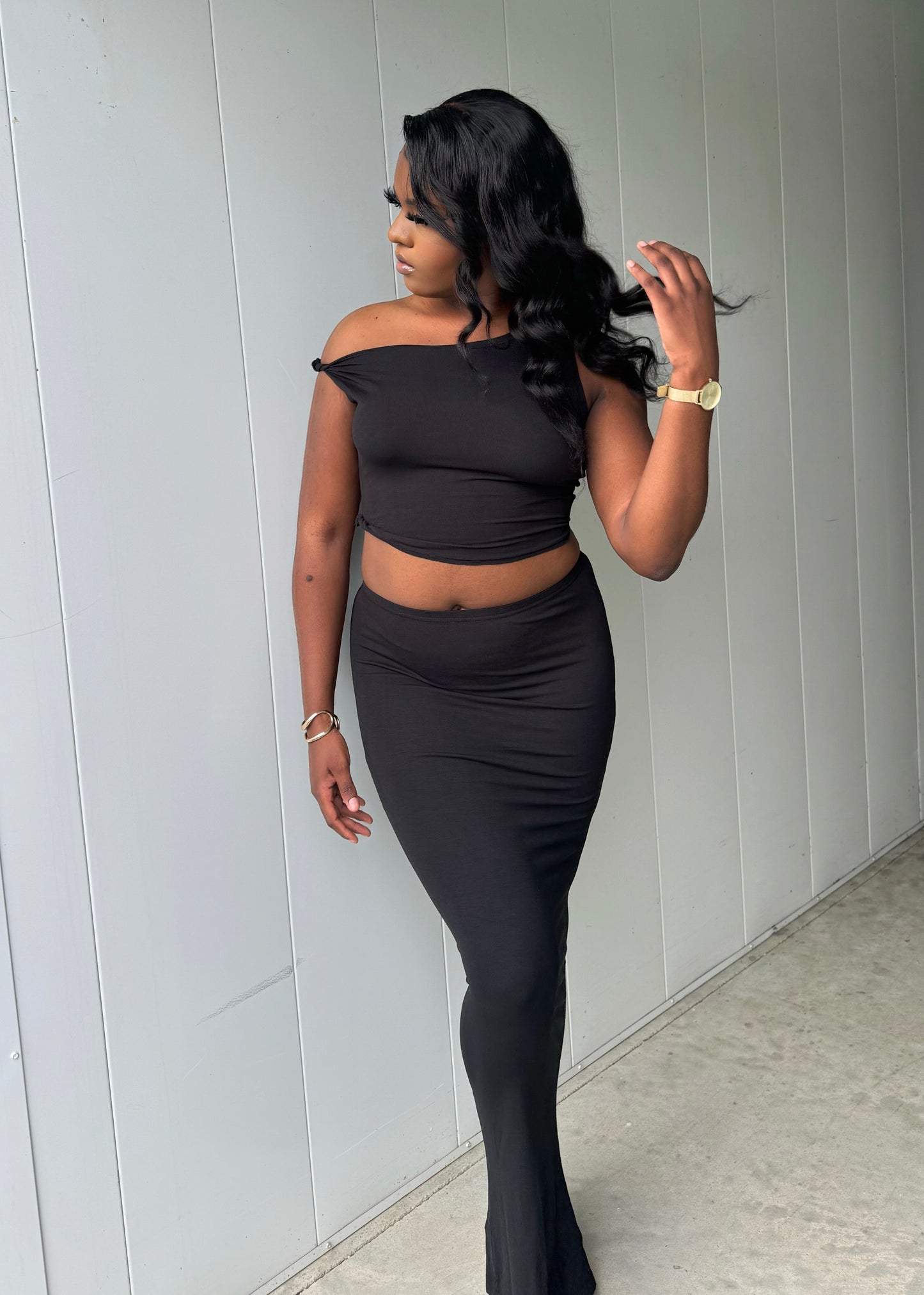 ORUMEUS Twist Cropped Tank