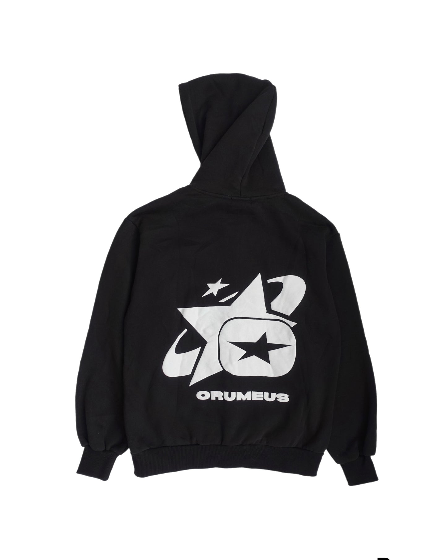 ORUMEUS DOUBLE ZIPPER CHARCOAL HOODIE
