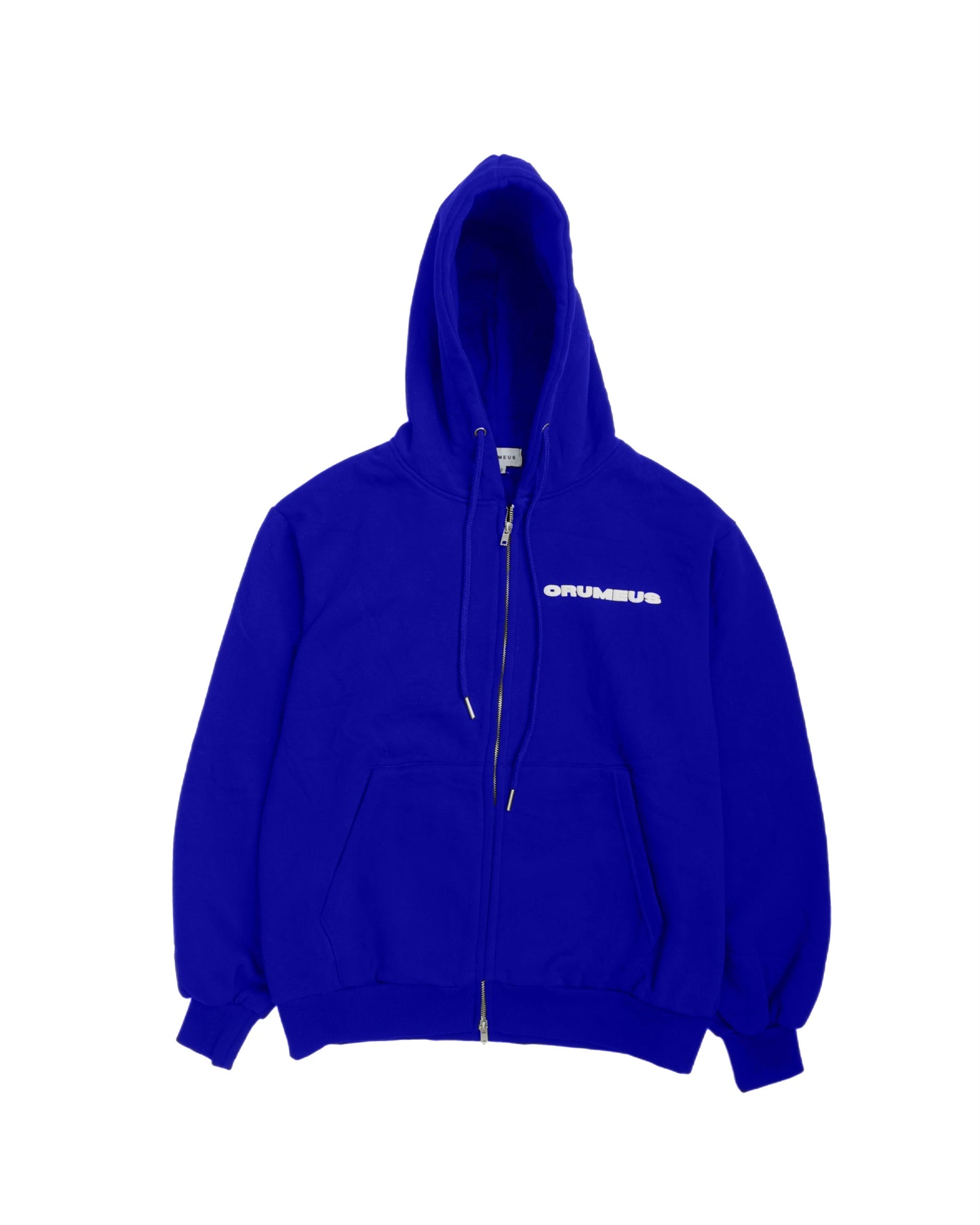 ORUMEUS DOUBLE ZIPPER BLEU HOODIE